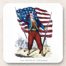 Civil War New York Zouaves cork coasters