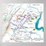 Civil War Northern Virginia Campaign Aug 7-28 Posters