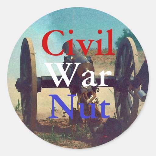 Civil War Nut Sticker Zazzle