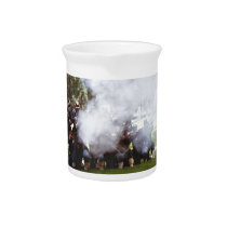 Civil War Reenactment Drink Pitcher