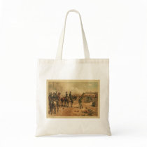 Civil War Siege of Atlanta by Thure de Thulstrup Tote Bags