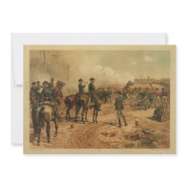 Civil War Siege of Atlanta by Thure de Thulstrup Invites