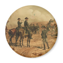 Civil War Siege of Atlanta by Thure de Thulstrup Refrigerator Magnets
