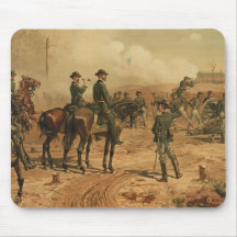 Civil War Siege of Atlanta by Thure de Thulstrup Mousepads