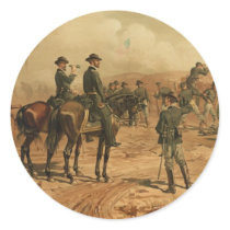 Civil War Siege of Atlanta by Thure de Thulstrup Sticker