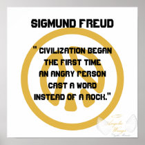 Civilization! Sigmund Freud-Customize Print
