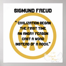 Civilization! Sigmund Freud-Customize Print