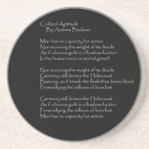 "Civilized Aptitude" Coaster