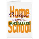 Civilized v Socialized Greeting Card