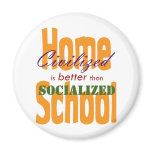 Civilized v Socialized Fridge Magnets