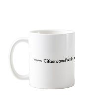 CJP Coffee Mug by citizenjanepolitics CJP Coffee Mug