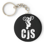 CJS Black Keychain