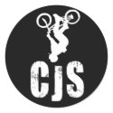 CJS Black Sticker