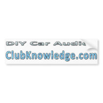 CK Bumper Sticker Blue bumper stickers