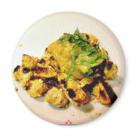 Ckicken Tikka Dinner Cooking Food Indian Magnets