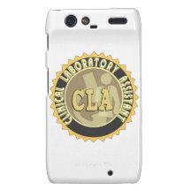 CLA BADGE - CLINICAL LABORATORY ASSISTANT MOTOROLA DROID RAZR COVERS