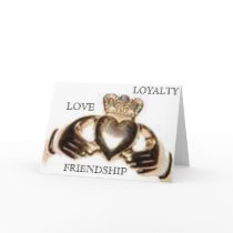 CLADDAGH CARD FRIENDSHIP, LOVE, LOYALTY by teandtblake CLADDAGH CARD FRIENDSHIP, LOVE, LOYALTY