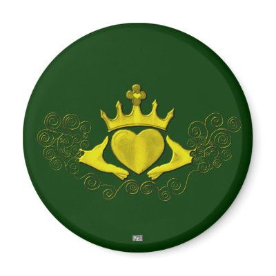 Claddagh (Gold) Fridge Magnets