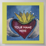 Claddagh Heart Poster YOUR Last Name posters