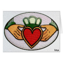 Claddagh Note Cards, Heartfelt Tha... - Customized