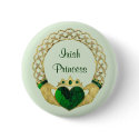 Claddagh Princess buttons