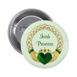 Claddagh Princess Button