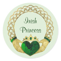 Claddagh Princess stickers by Spice Claddagh Princess stickers