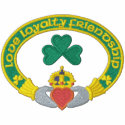 Claddagh Ring embroidered shirts by Embroidery4U Claddagh Ring embroidered shirts