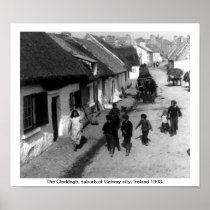 Claddagh village - Galway Ireland 1903 Posters