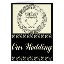 Claddagh Wedding Invitation Set Cards