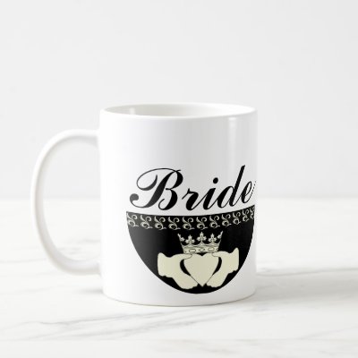 Claddagh Wedding Invitation Set Coffee Mugs by pentagramstar