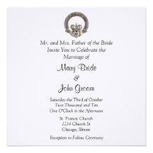 Claddagh Wedding Invitations