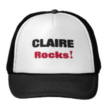 Claire Rocks Trucker Hats