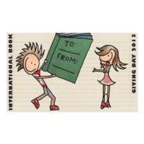 Claire Wildish - Book Giving Day bookplate stickers