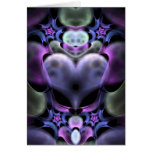Clairvoyant Heart Fractal Greetings Cards