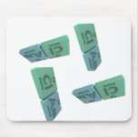 Clam as Cl Chlorine and Am Americium Mousepads