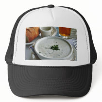 Clam Chowder With Beer And Sour Dough Bread hats