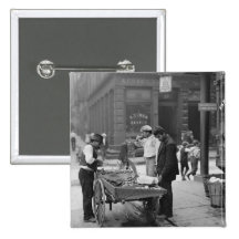 Clam Seller on Mulberry Street, 1900 Pins