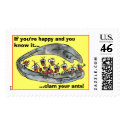 Clam your ants custom postage stamps