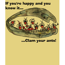 Clam your ants custom T-shirt/Apparel by zooogle Clam your ants custom T-shirt/Apparel