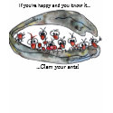 Clam your ants funny T-shirt / Apparel