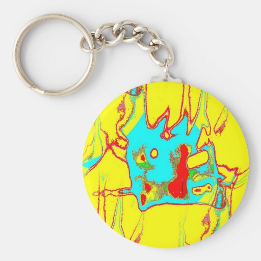 Clamp Brass G Keychain