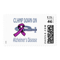Clamp Down On Alzheimer'S Disease Stamp
