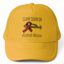 Clamp Down On Animal Abuse Hat