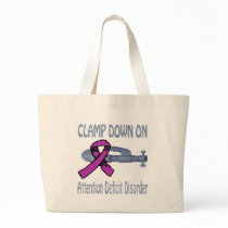 Clamp Down On Attention Deficit Disorder Bag by causeican Clamp Down On Attention Deficit Disorder Bag