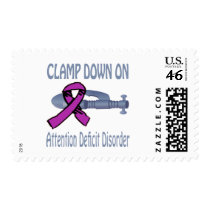 Clamp Down On Attention Deficit Disorder Stamp