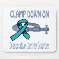 Clamp Down On Dissociative Identity Disorder Mouse mousepads by causeican Clamp Down On Dissociative Identity Disorder Mouse mousepads