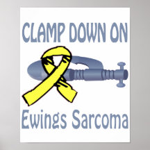 Clamp Down On Ewings Sarcoma Poster