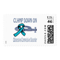 Clamp Down On Obsessive-Compulsive Disorder Stamp by causeican Clamp Down On Obsessive-Compulsive Disorder Stamp
