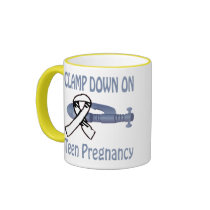 Clamp Down On Teen Pregnancy Mug